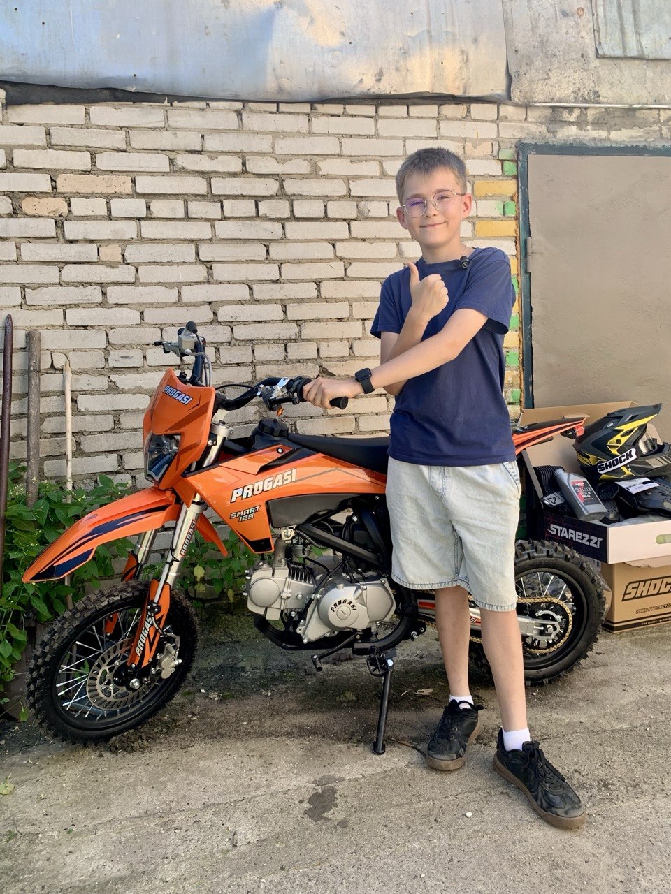 Питбайк PROGASI SMART 6 MINI 125CC Red 14/12